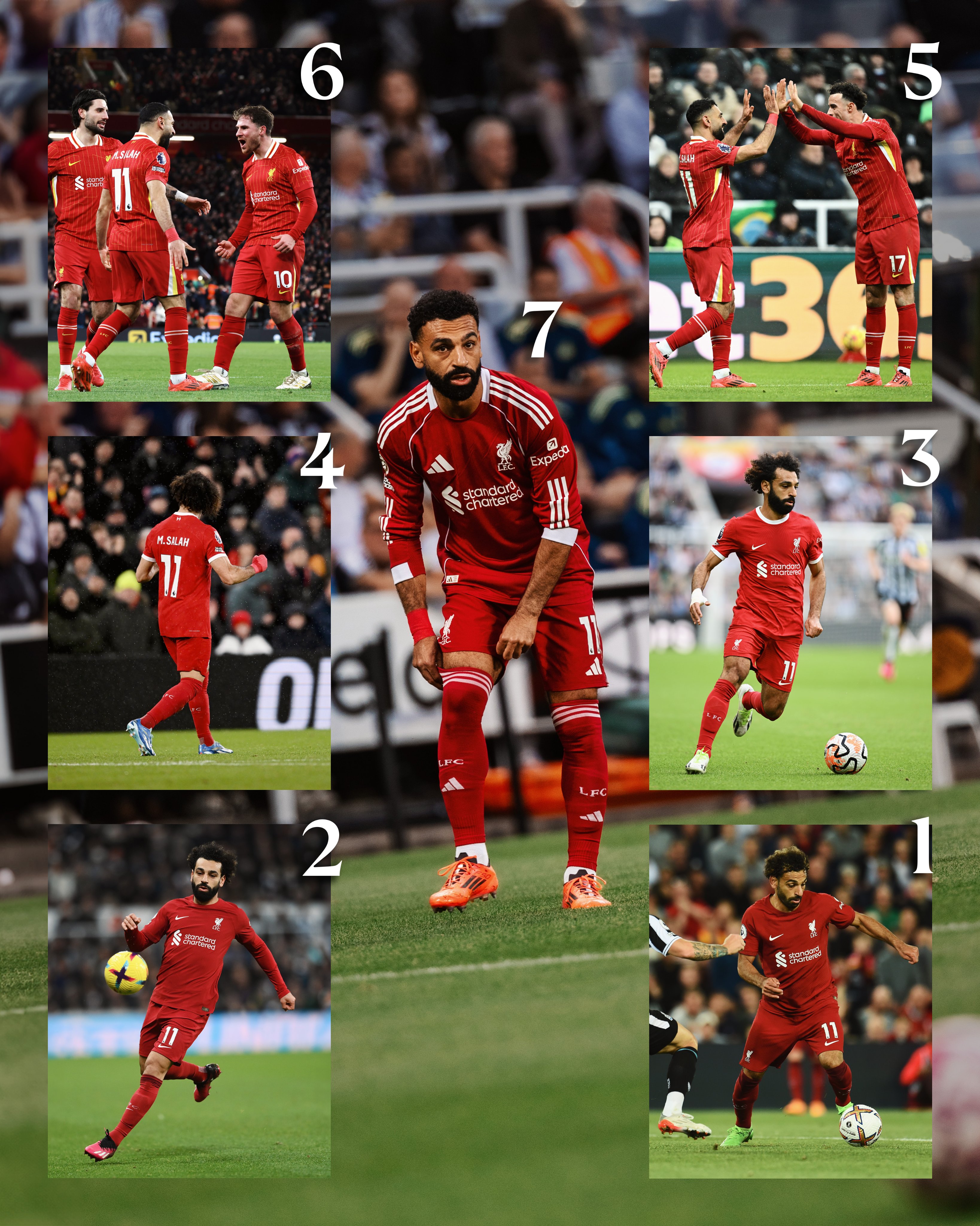 星空体育平台-自带一助?近7次利物浦联赛面对纽卡,萨拉赫每场都能送出1次助攻